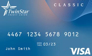 Visa Classic credit card image.