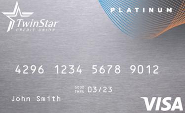 Visa Platinum credit card image.