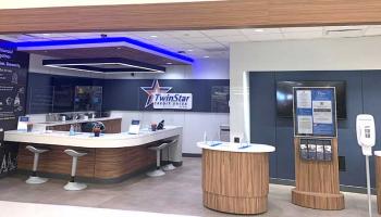 Lobby area of the new West Olympia Branch in Safeway