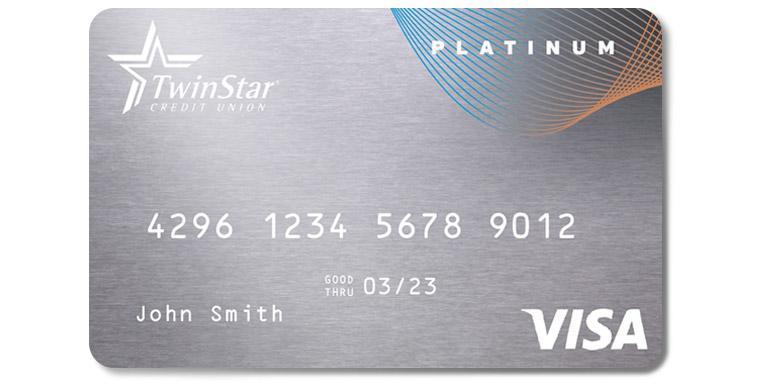Visa Platinum credit card.