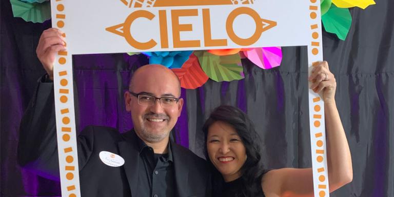 Jose and Sara Galvan at CIELO's 2022 gala.