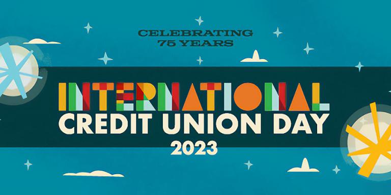 Hero image with "International Credit Union Day 2023".